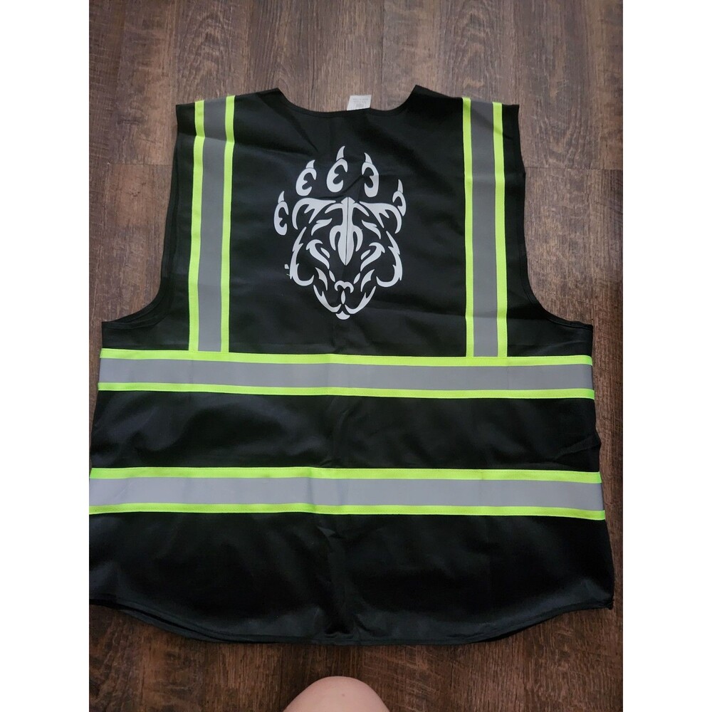 New size L reflective safety vest with logo
